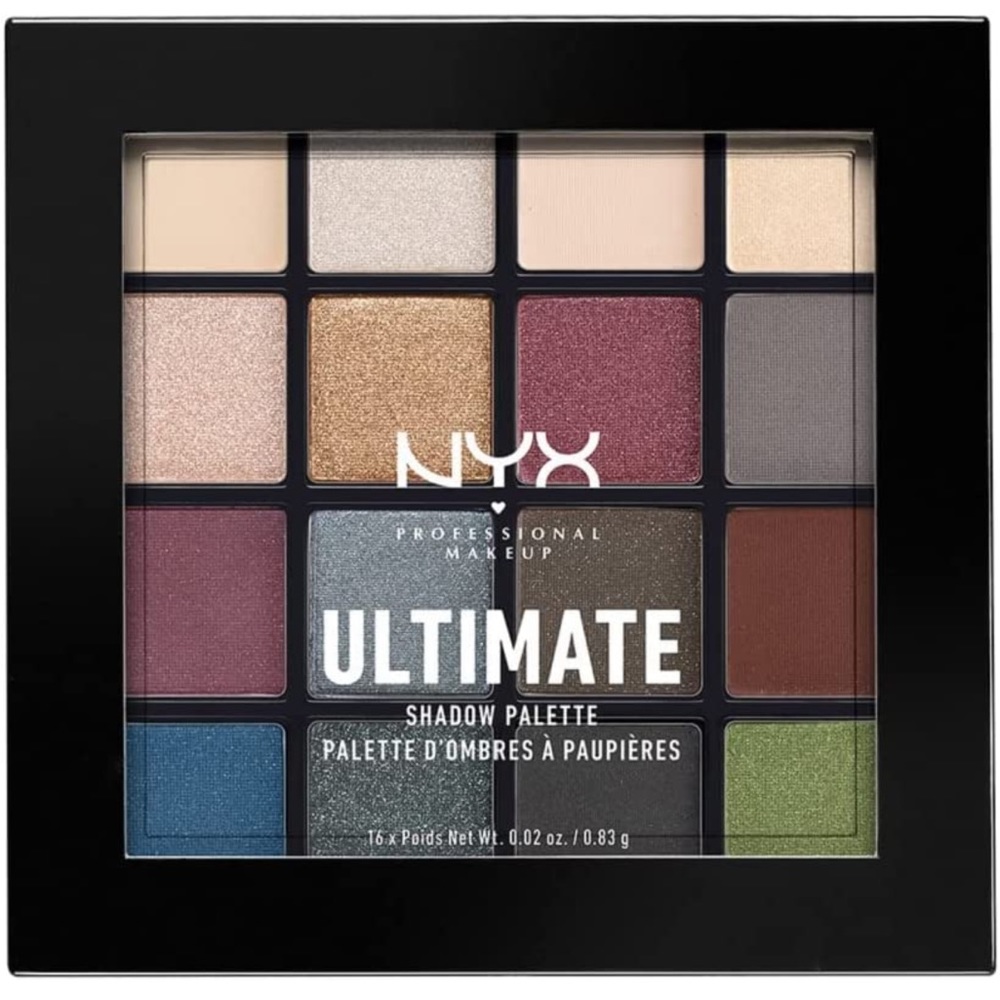 NYX ULTIMATE shadow palette Smokey & Highlight eyeshadow. NWT